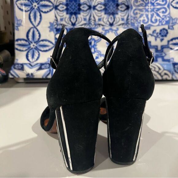 SCHUTZ leather made in Brazil chunky heels super cute - Picture 4 of 7